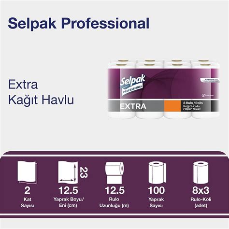 Selpak Professional Extra Rulo Kağıt Havlu 8 li Rulo Fiyatı Avansas