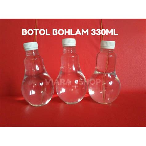 Jual Botol Bohlam Ml Botol Lampu Botol Jus Botol Plastik Cc