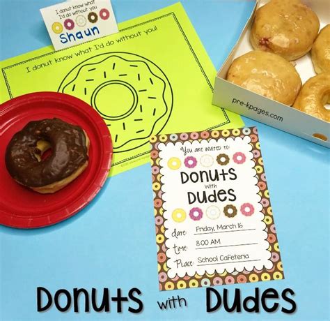 How To Host Donuts With Dad In Preschool Pre K Pages School