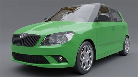 Skoda Fabia Rs D Model Cgtrader