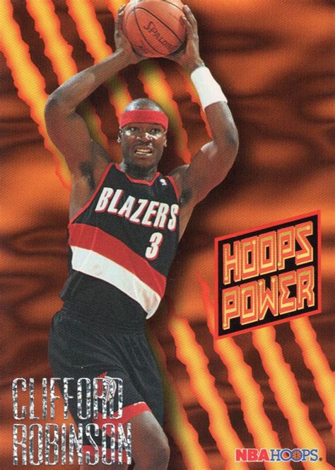 Cliff Robinson Hoops Power Portland Trailblazers Sports Cards