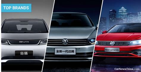 Top Best Selling Car Makers In China August