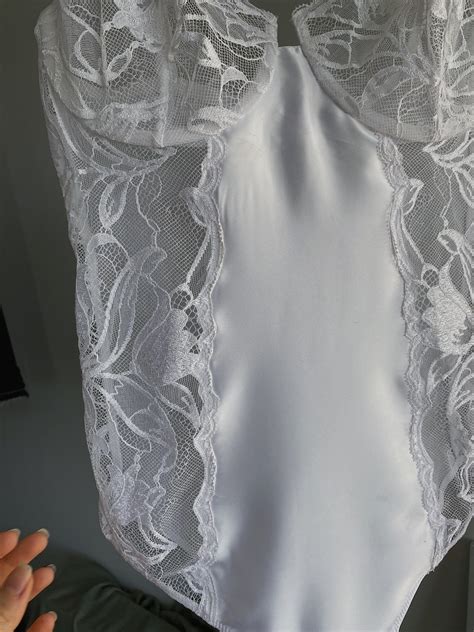 90s Vintage LA PERLA L Size Lingerie Bodysuit Sheer Floral Etsy