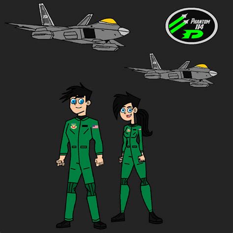 Danny And Danielle Fenton Usaf Phantom Squadron 3 By Striderphantom On Deviantart