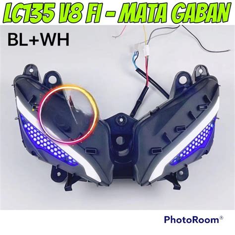 YAMAHA LC135 FI V8 LC 135 V8 MATAGABAN ENKEI VISS PILOT LIGHT LED EAGLE