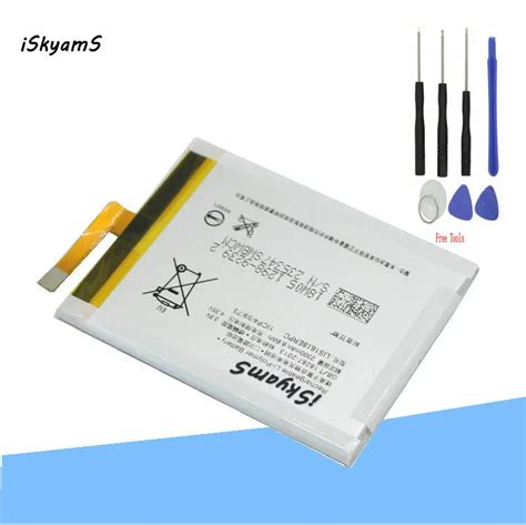 Iskyams 3 bateria de li polímero 2300mah lis1618erpc substituição