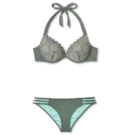 Shade Shore Swim Pushup Laser Cut Bikini Top Bottom Poshmark