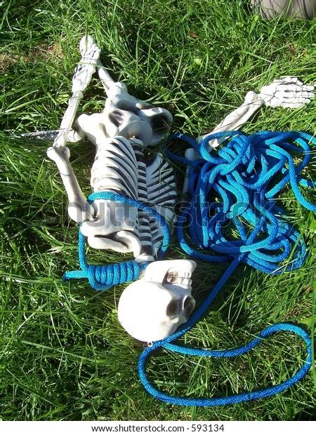 Skeleton Noose On Grass Stock Photo 593134 Shutterstock