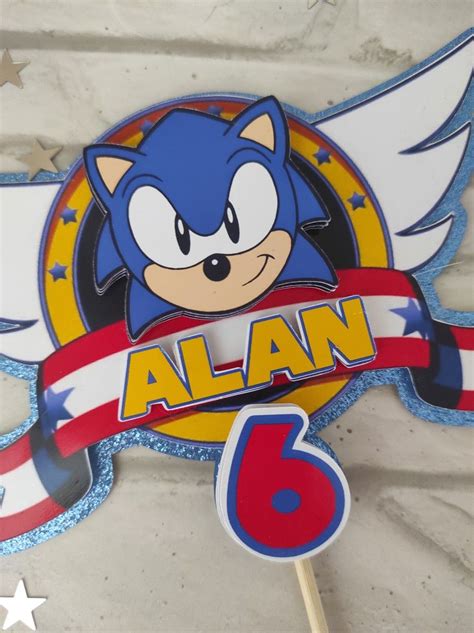 Sonic Cake Toppers Laiasichen