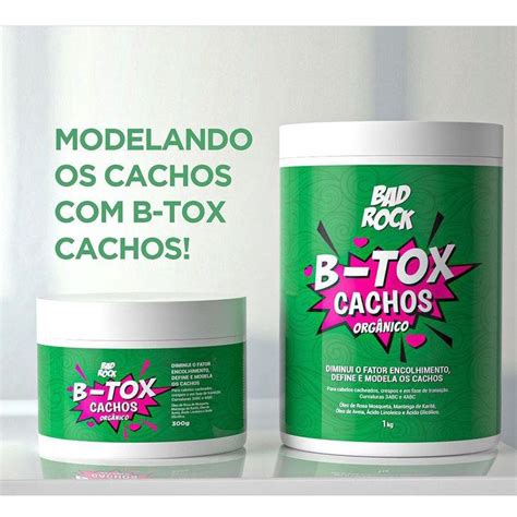 Botox Cachos Bad Rock Hanova Kg Para Cabelos Cacheados Shopee Brasil