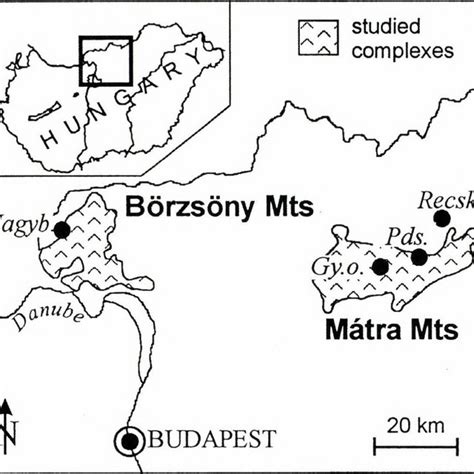 Location map of the studied ore deposits and host volcanic systems ...