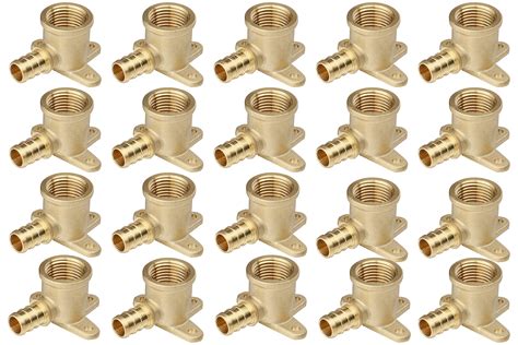 Buy 20 PACK PEX Fittings 1/2 Inch X 1/2 Pex Drop Ear Elbow Female NTP ...