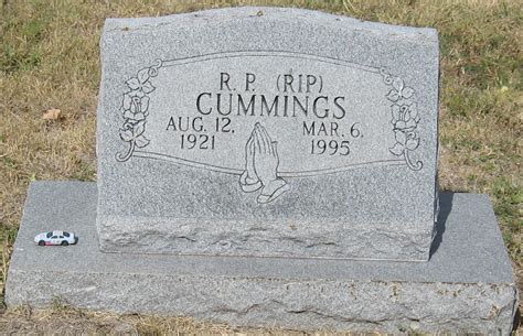 R P “rip” Cummings 1921 1995 Find A Grave Memorial