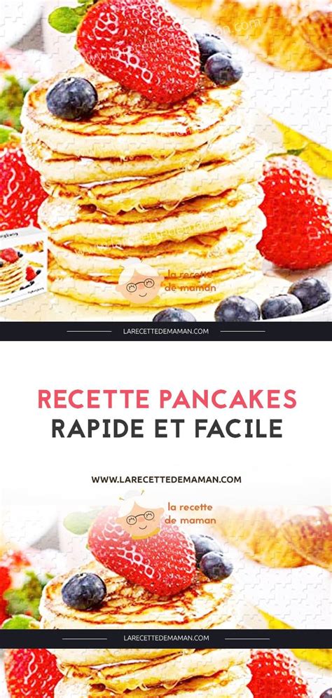 Recette Pancakes Rapide Et Facile Recipe Pancakes Easy Tasty