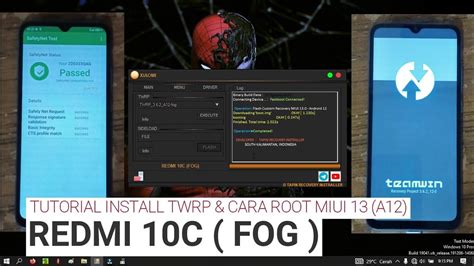 TUTORIAL INSTAL TWRP 3 6 2 CARA ROOT MAGISK 25 2 REDMI 10C FOG