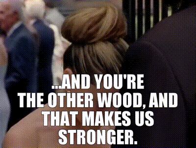 Yarn And You Re The Other Wood And That Makes Us Stronger Sex And The City