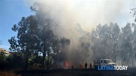 Domenica Di Incendi A Latina