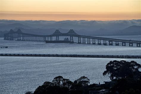 Richmond San Rafael Bridge At Dusk Andrey Rashidov Flickr