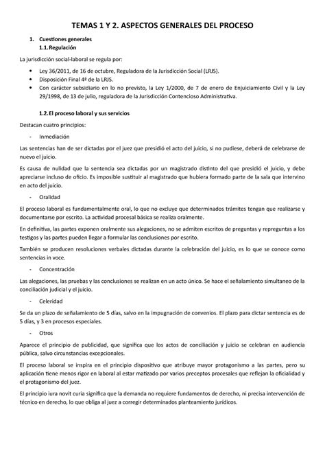 Temas Y Tema Y Derecho Laboral Temas Y Aspectos