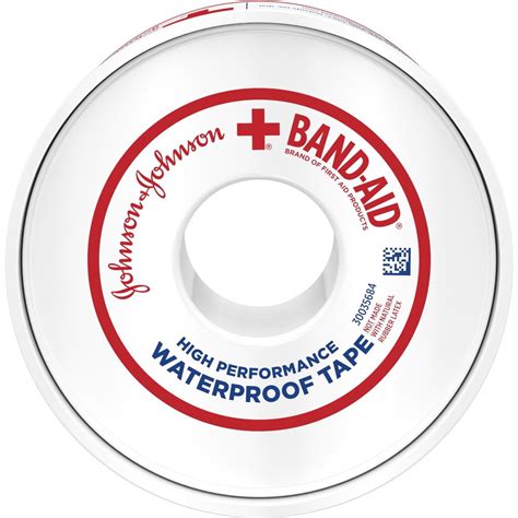 Band-Aid Brand First Aid Water Block 100% Waterproof Adhesive Tape Roll ...