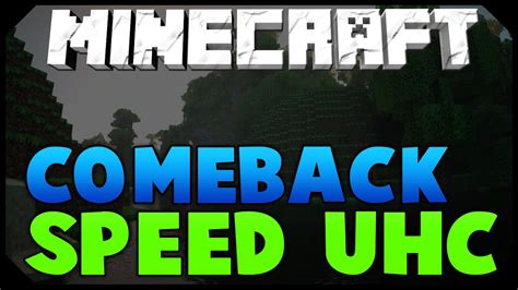 Minecraft SPEED UHC 4 COMEBACK TRIPLE KILL W AciDic BliTzz