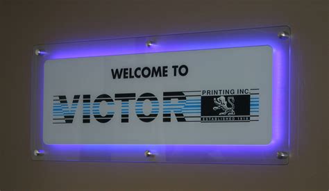 Signage - LED Lighted | Victor Printing