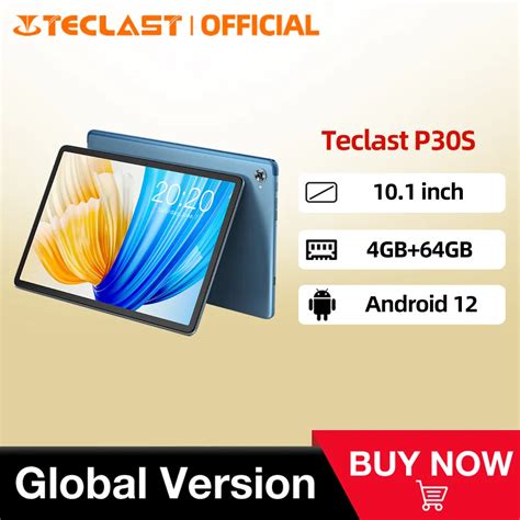 Teclast P30S 10 1inch Tablet Android 12 1280 800 4GB RAM 64GB ROM