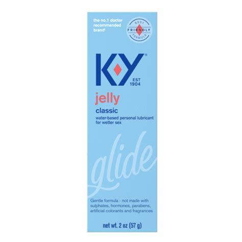 KY Jelly Classic Glide Water Based Personal Lubricant Glide 57g 2oz