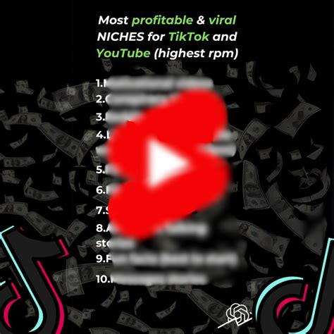 Top 10 Most Profitable And Viral Niches For Tiktok And Youtube Highest Rpm