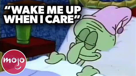 Squidward Wake Me Up When I Care