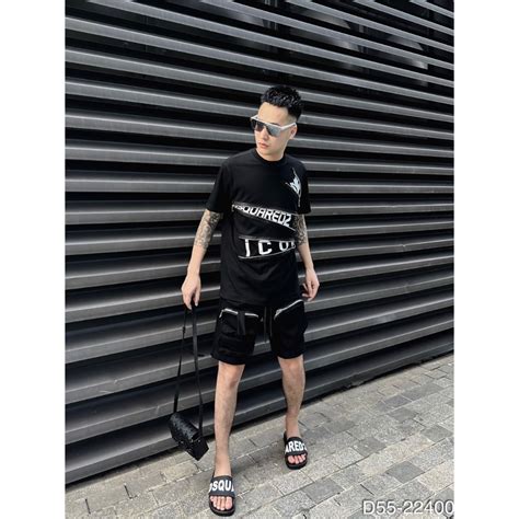 Mua Áo Phông Icon Nam Phối Khóa Chéo Siêu Đẹp Áo DSQ Icon Nam Mix Khọa Độc Lạ Hot giá