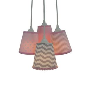 Lustre Pendente Lumin Ria Cacho Colmeia E Chevron C Pulas Tecidos