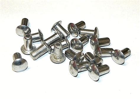 14 X 12 Modified Brazier Head Solid Aluminum Rivet 2117 T4 Hard 50 Pcs Ebay