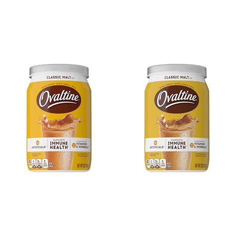 Amazon Ovaltine Classic Malt Powdered Drink Mix For Hot And Cold