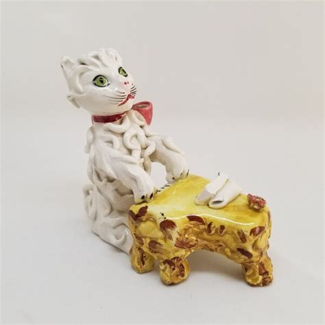 Vintage Italian Spaghetti Cat Etsy