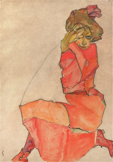 You Give Me Fever Egon Schiele S Orange Obsession