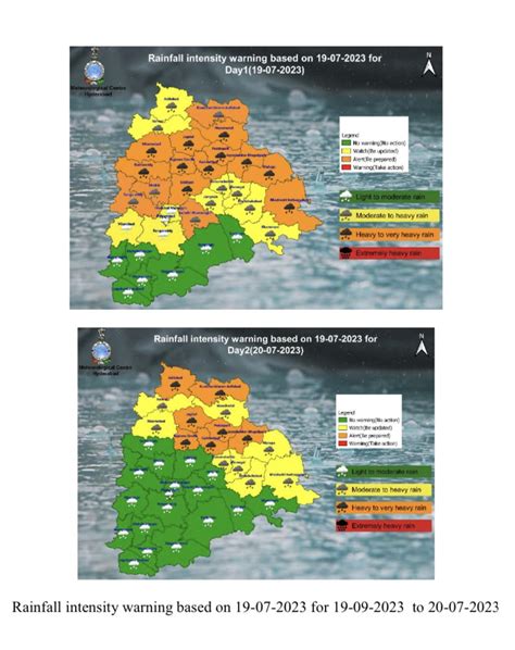 Ashish On Twitter Imd Issued An Orange Alert For Telangana Heavy To