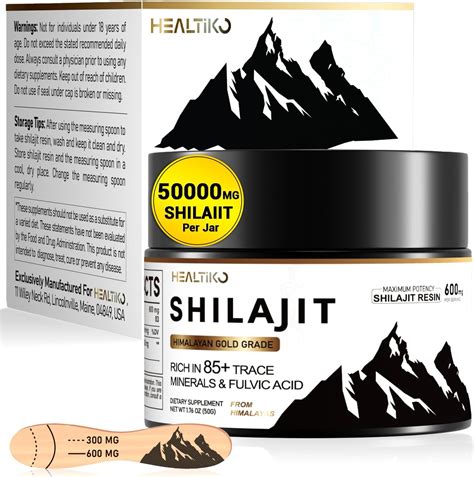 Amazon Shilajit Resin Himalayan Shilajit Pure Himalayan Organic