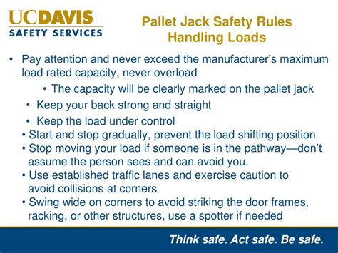 Manual Pallet Jack Safety Checklist Images