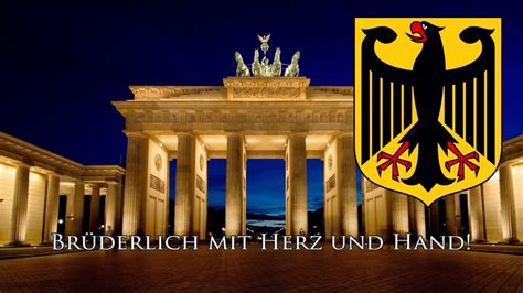 National Anthem Of Germany Einigkeit Und Recht Und Freiheit Youtube