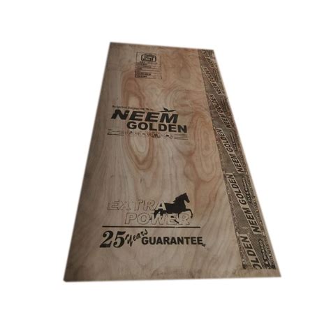 Brown 18 Mm Neem Golden Plywood Board For Furniture Thickness 15mm