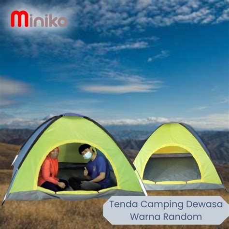 Jual Tenda Camping Dewasa Kode Tenda Kapasitas 1 3 Orang Tenda