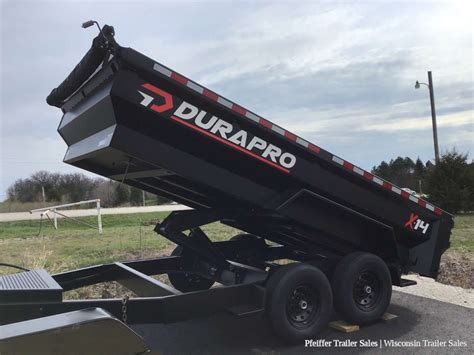 2022 7x14 14K Durapro Dump Trailer - Tarp Kit Included 7ft X 14ft #0104 | Pfeiffer Trailer Sales