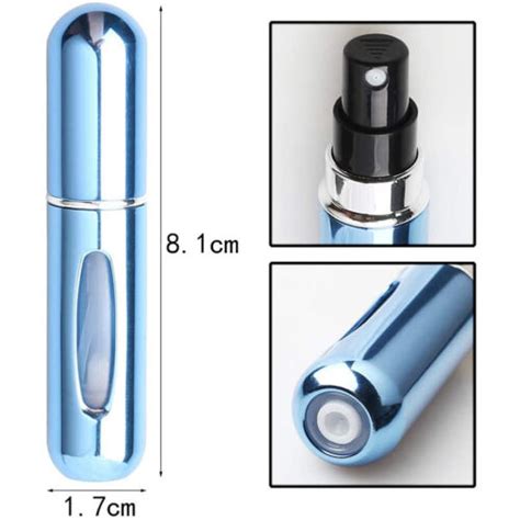 Refillable Perfume Atomiser Ml Spray Pump Portable Bottles Ideal For