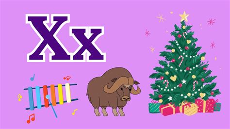 Words That Start With X Letter X Words For Kids Phonics Letter X