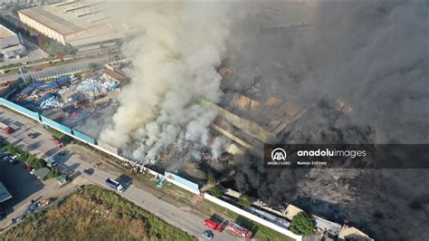 Manisa Da Fabrikada Kan Yang N Saattir S R Yor Anadolu Ajans