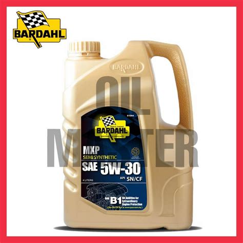 Bardahl Semi Synthetic Engine Oil Sae W Sn Cf Liter Shopee Malaysia