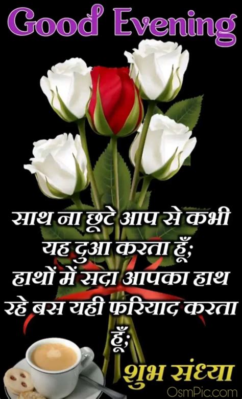 Latest Good Evening Hindi Images Wishes Love Shayari Download