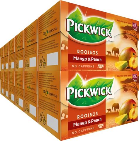 Pickwick Mango Perzik Rooibos Thee X Theezakjes Bol