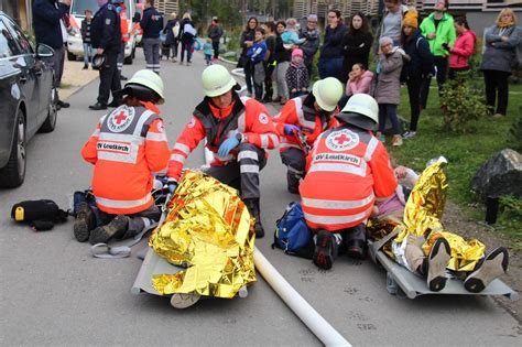 Übung Feuerwehr und DRK proben bei Center Parcs den Ernstfall